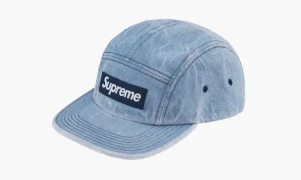 Supreme Washed Chino Twill Camp Cap  Denim