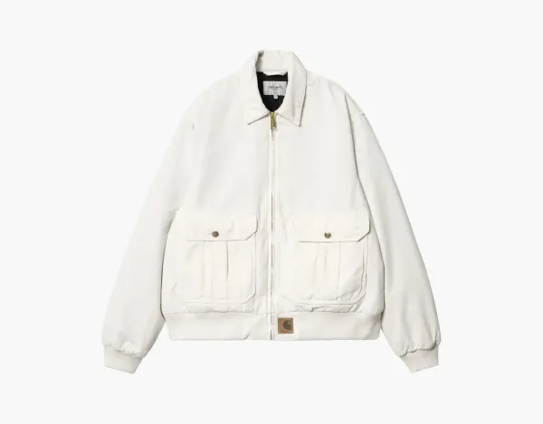 Carhartt WIP Bomber Jacket Cream