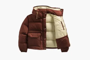 The North Face Sierra Down Short Puffer Jacket Dark Oak