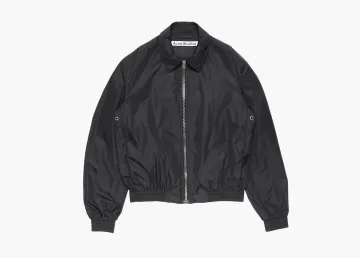 Acne Studios Lightweight Logo Jacket Black