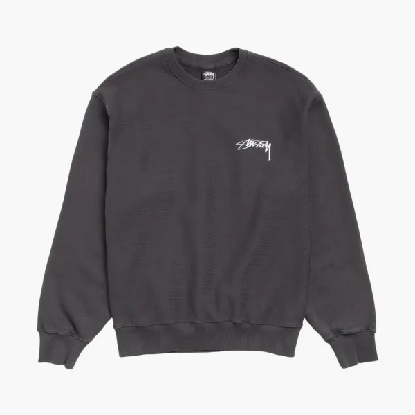 Stussy Skate Stack Crew Faded Black