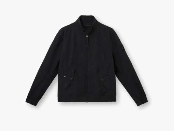 Stone Island Jacket with Natural Weather Barrier Black