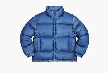Supreme Reflective Speckled Down Puffer Jacket Royal