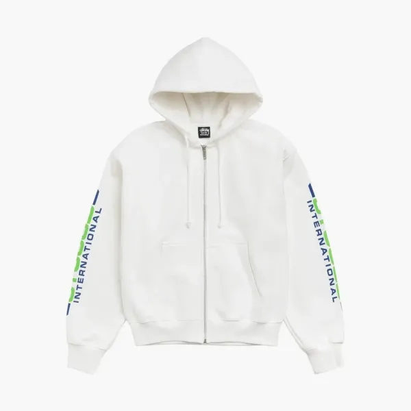 Stussy Blade Zip Hoodie Off White