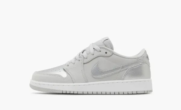 Air Jordan 1 Retro Low OG GS Metallic Silver