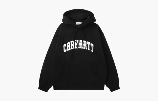 Carhartt WIP College Arch Logo Hoodie Black