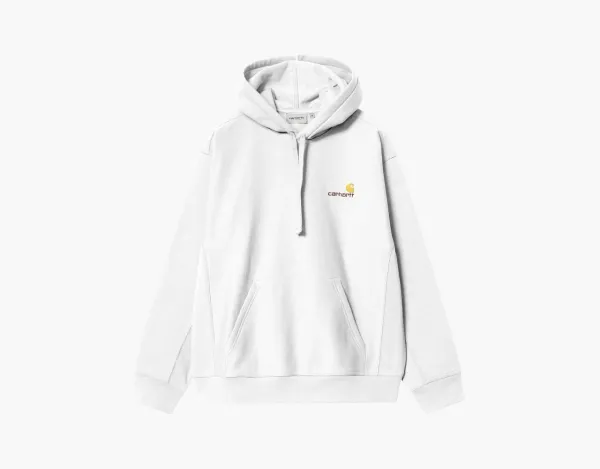 Carhartt WIP American Script Hoodie White