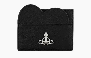 Vivienne Westwood Heart Card Holder Black