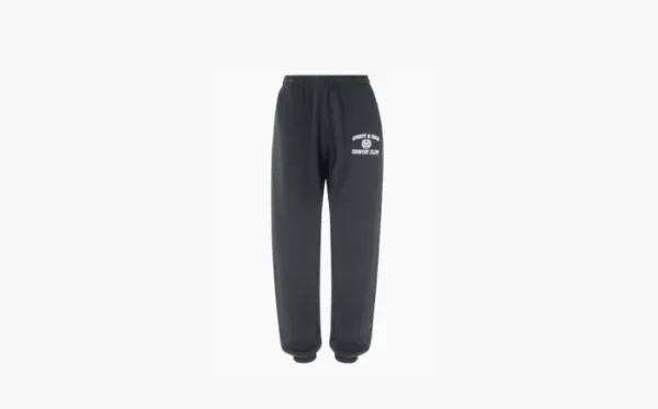 Sporty & Rich Logo-embroidered Track Pants  Black