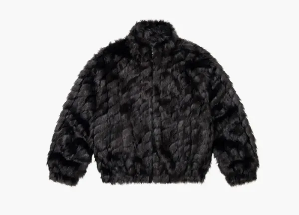 Supreme 2-Tone Windstopper Faux Fur Jacket Black
