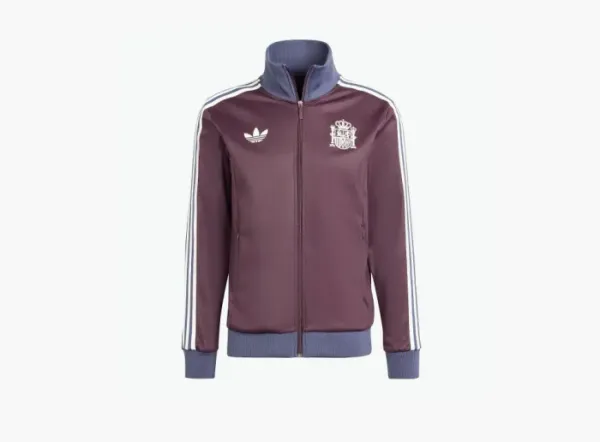 Adidas Spain Beckenbauer Olympic Jacket Shadow Maroon