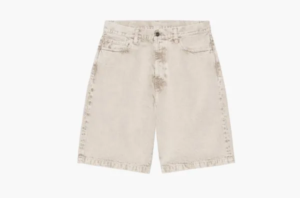 Carhartt WIP Landon Shorts Opuntia Chalk Wash