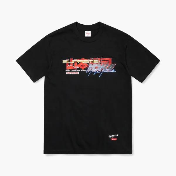 Supreme x Yohji Yamamoto Tee Black