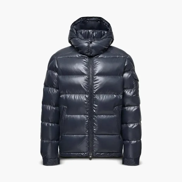 Moncler Maya Short Down Jacket Dark Blue