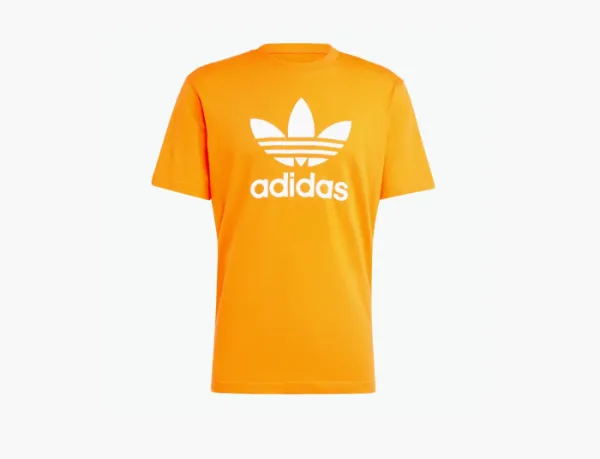 Adidas Originals Adicolor Trefoil Tee Orange