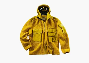 Spyder x C.P. Company Fleece Jacket Yellow Moss
