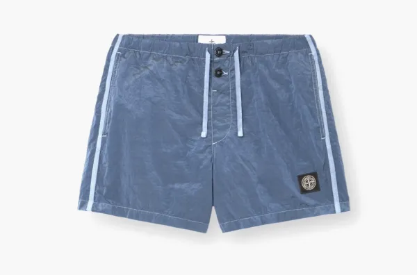 Stone Island Nylon Metal Econyl Shorts Avio Blue