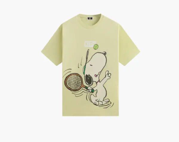 Kith For Peanuts Tennis Vintage Tee Cucumber