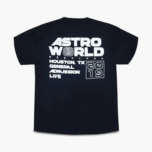 Travis Scott Cactus Jack Astroworld Festival Tee Navy