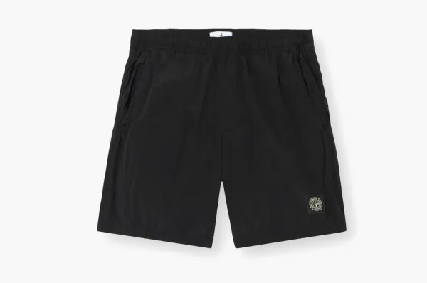 Stone Island Nylon Metal Econyl Swim Shorts Black