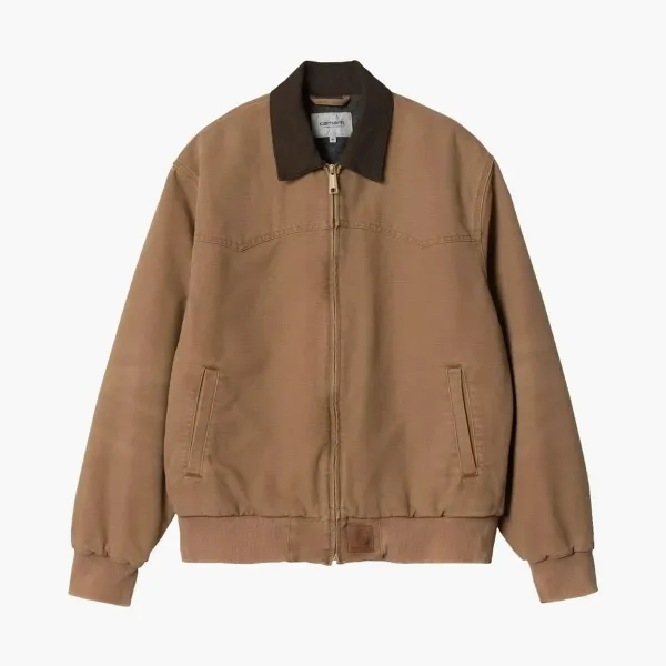Carhartt WIP Bomber Jacket Hamilton Brown