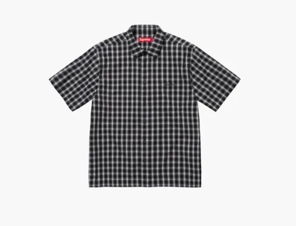 Supreme Mini Plaid S/S Shirt Black
