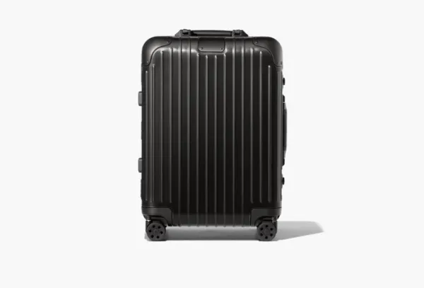 Rimowa Original Cabin Carry-On Aluminum Suitcase Black (35 L)