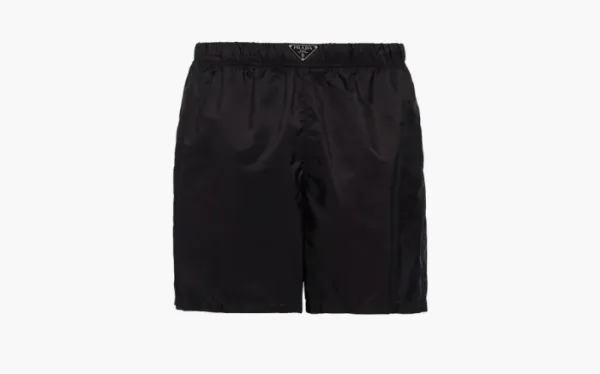 Prada Re-Nylon Swim Trunks Black