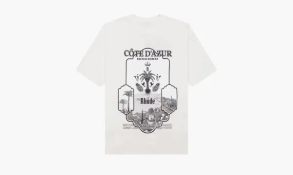 RHUDE Azur Mirror Tee Vintage White