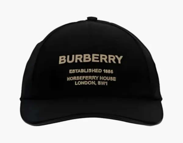 Burberry Peaked Cap Black