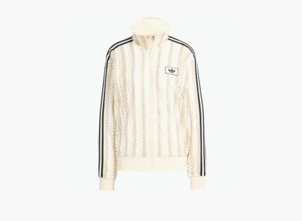 Adidas Originals Summer Glow Firebird Track Top Wonder White