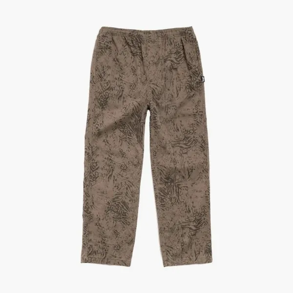 Stussy Beach Cotton Twill Pants Fossil