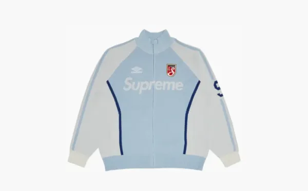 Supreme x Umbro Zip Up Sweater Light Blue