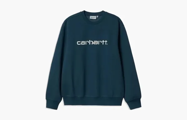 Carhartt WIP Script Sweatshirt Teal