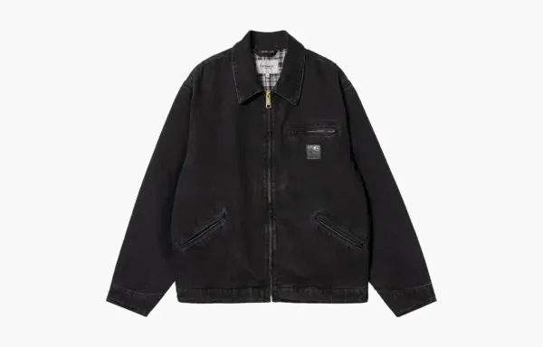Carhartt WIP Stone Washed Rider Jacket Black