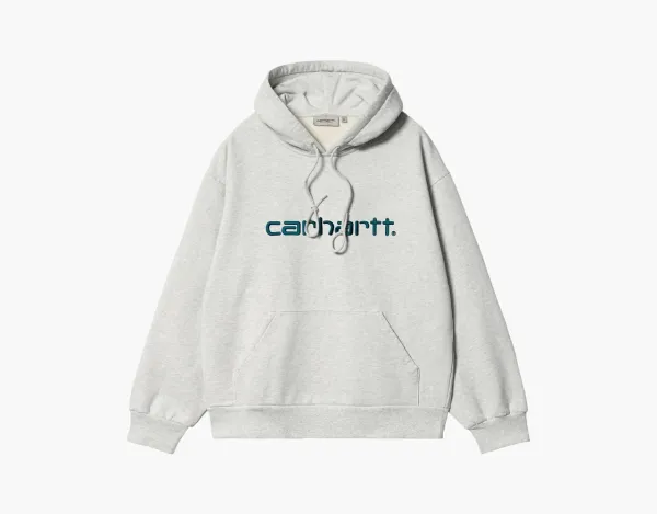 Carhartt WIP Hooded Carhartt Sweatshirt Grey Heather