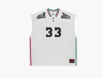 Adidas Originals x Willy Chavarria Jabbar Basketball Jersey Top Off White