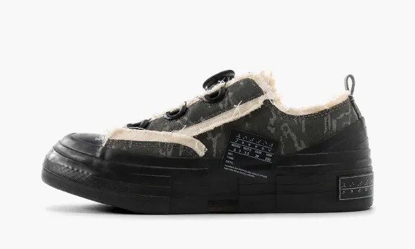XVESSEL x Yohji Yamamoto Tiger Print Low Top Black Brown
