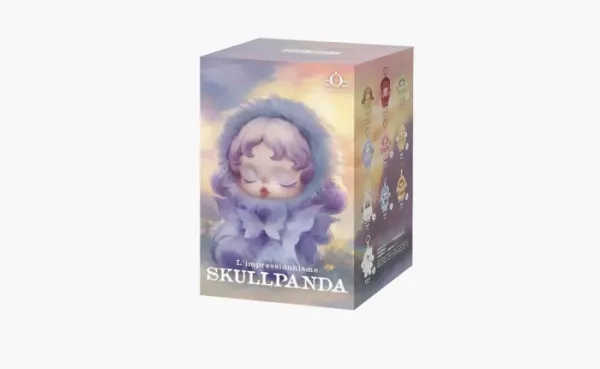 Pop Mart Skullpanda L'impressionnisme Plush Doll Sealed Case (1 Blind Box) (13.5 CM)