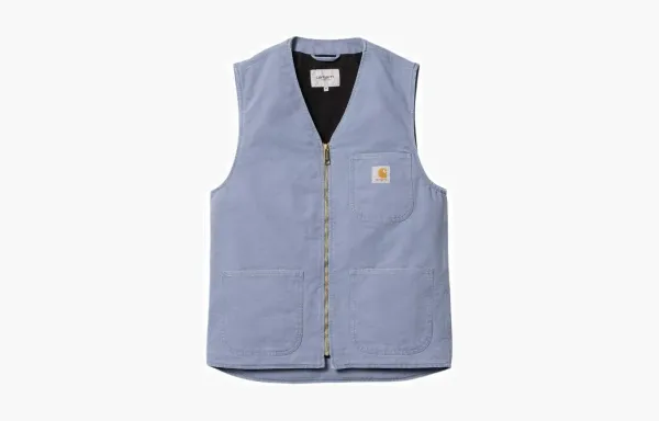 Carhartt WIP SS24 Arbor Vest Bay Blue (aged canvas) V