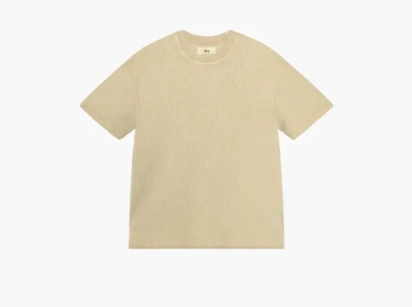 Stussy Pigment Dyed Short-Sleeve Thermal  Tan