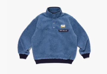 Human Made Boa Fleece Pullover Blue