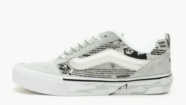 Vans x HIRONO Knu-Skool White Black