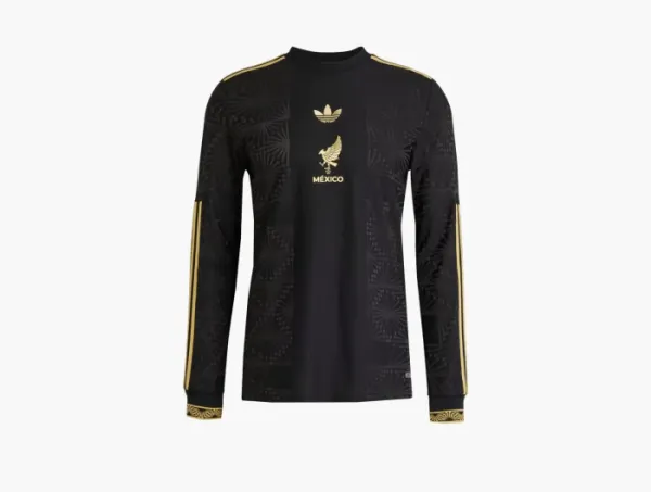 Adidas Originals Mexico Gold Long Sleeve Jersey Black