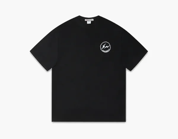 Fragment Design Lightning Bolt Logo Tee Black