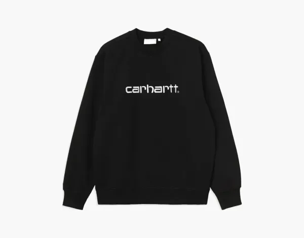 Carhartt WIP Script Logo Sweatshirt Black