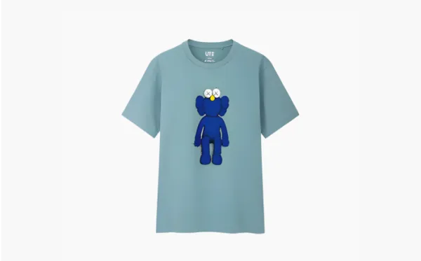 Kaws & Uniqlo Tee Dark Blue