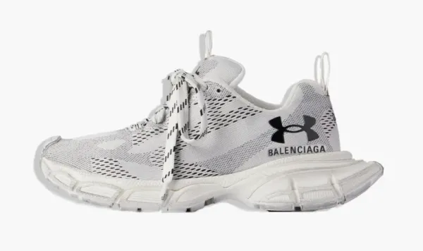 Balenciaga 3XL Knit Sneaker x Under Armour White