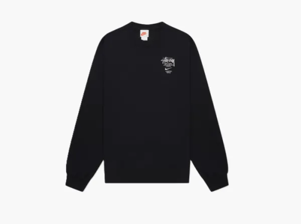Nike x Stussy NRG ZR Crew Fleece Black