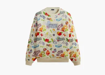 Kith Sketchbook Nelson Crewneck Sandrift
